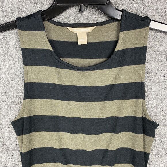 Banana Republic Shirt Womens Small Tunic Casual Striped Tank Stretch - Picture 3 of 11
